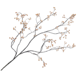 SILK-KA Beerenzweig Gold | 133 cm SILK-KA Beerenzweig Gold | 133 cm