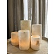 Complete Set | Dienblad & Alabaster Cilinder Tealights Complete Set | Dienblad & Alabaster Cilinder Tealights