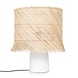Bazar Bizar Rattan bordlampe - Hvit Natural Bazar Bizar Rattan bordlampe - Hvit Natural