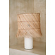 Bazar Bizar Rattan bordlampe - Hvit Natural Bazar Bizar Rattan bordlampe - Hvit Natural