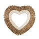Bazar Bizar Das Raffia-Muschelherz – Naturweiß – L Bazar Bizar Das Raffia-Muschelherz – Naturweiß – L