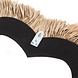Bazar Bizar Das Raffia-Muschelherz – Naturweiß – L Bazar Bizar Das Raffia-Muschelherz – Naturweiß – L