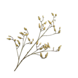 SILK-KA Ramo di magnolia verde/grigio | 132cm