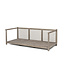 GOMMAIRE Outdoor Meubels | Organic Living 2.5-Seater Mieke | Teak Natural Gray / PE Wicker Sand