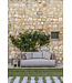 GOMMAIRE Outdoor Meubels | Organic Living 2.5-Seater Mieke | Teak Natural Gray / PE Wicker Sand