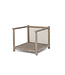 GOMMAIRE Outdoor Meubels | Organic Living 1-Seater Mieke | Teak Natural Grey / PE Wicker Sand