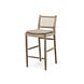 GOMMAIRE Outdoor | Organic Living Bar Chair Mieke | Teak Natural Grey / PE Wicker Sand