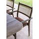 GOMMAIRE Outdoor | Organic Living Fauteuil empilable Mieke | Teck gris naturel / Résine tressée sable