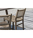 GOMMAIRE Outdoor Meubels | Organic Living Bar Chair Mieke | Teak Natural Grey / PE Wicker Sand