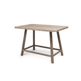 GOMMAIRE Outdoor Meubels | Organic Living Rechteckiger Bartisch Mieke | Teakholz Naturgrau