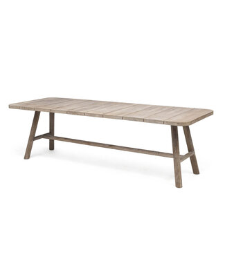 GOMMAIRE Outdoor Meubels | Organic Living Spisebord Mieke | Teak Naturgrå