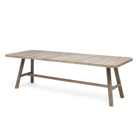 GOMMAIRE - Organic Living - Design Furniture  Tavolo da pranzo Mieke | Teak Grigio Naturale