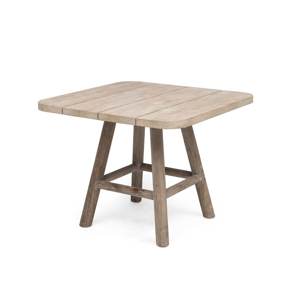 GOMMAIRE Outdoor | Organic Living Mesa de bistró Mieke | Teca gris natural