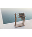 GOMMAIRE Outdoor Meubels | Organic Living Toallero Finn | Teca gris natural