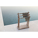 GOMMAIRE Outdoor | Organic Living Towel Rack Finn | Teak Natural Grey