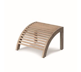 GOMMAIRE Outdoor Meubels | Organic Living Fußstütze Orso | Teakholz Naturgrau