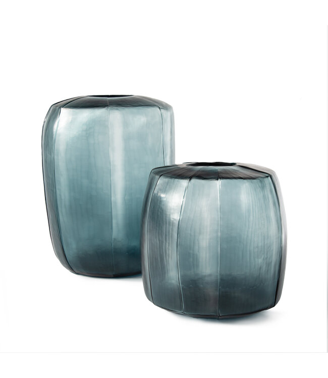 Guaxs Vase Tamatav Rond | Bleu océan/indigo