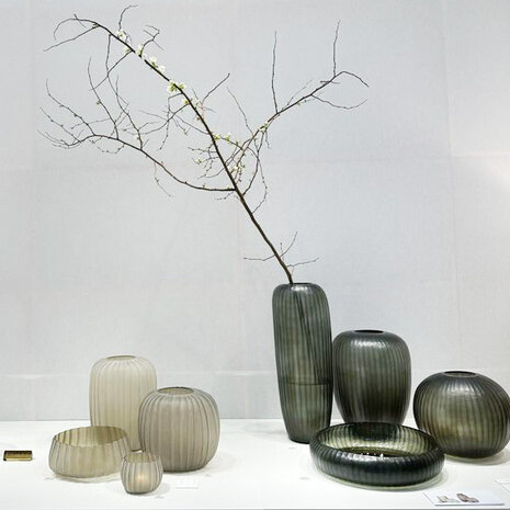 Guaxs Vase Gobi hoch | Indigo / Rauchgrau Guaxs Vase Gobi hoch | Indigo / Rauchgrau