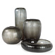 Guaxs Vase Gobi High | Indigo / Rauchgrau