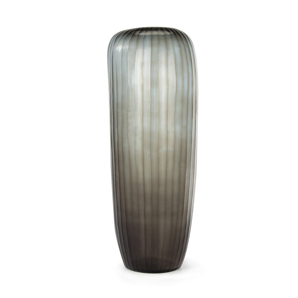 Guaxs Vase Gobi High | Indigo / Rauchgrau