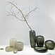 Guaxs Vase Gobi haut | Indigo / Gris fumé