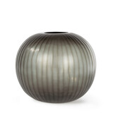 Guaxs GUAXS Vase Gobi Rund | Indigo / Rauchgrau