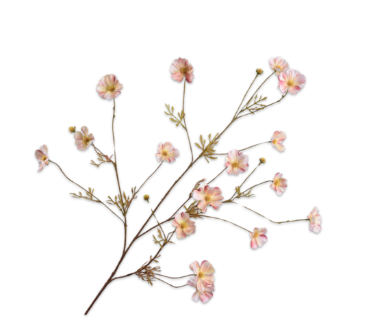 SILK-KA Cosmos Branch Creme / Rosa | 104 cm SILK-KA Cosmos Branch Creme / Rosa | 104 cm