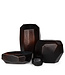 Guaxs Vaas Cubistic Tall | Dark Brown