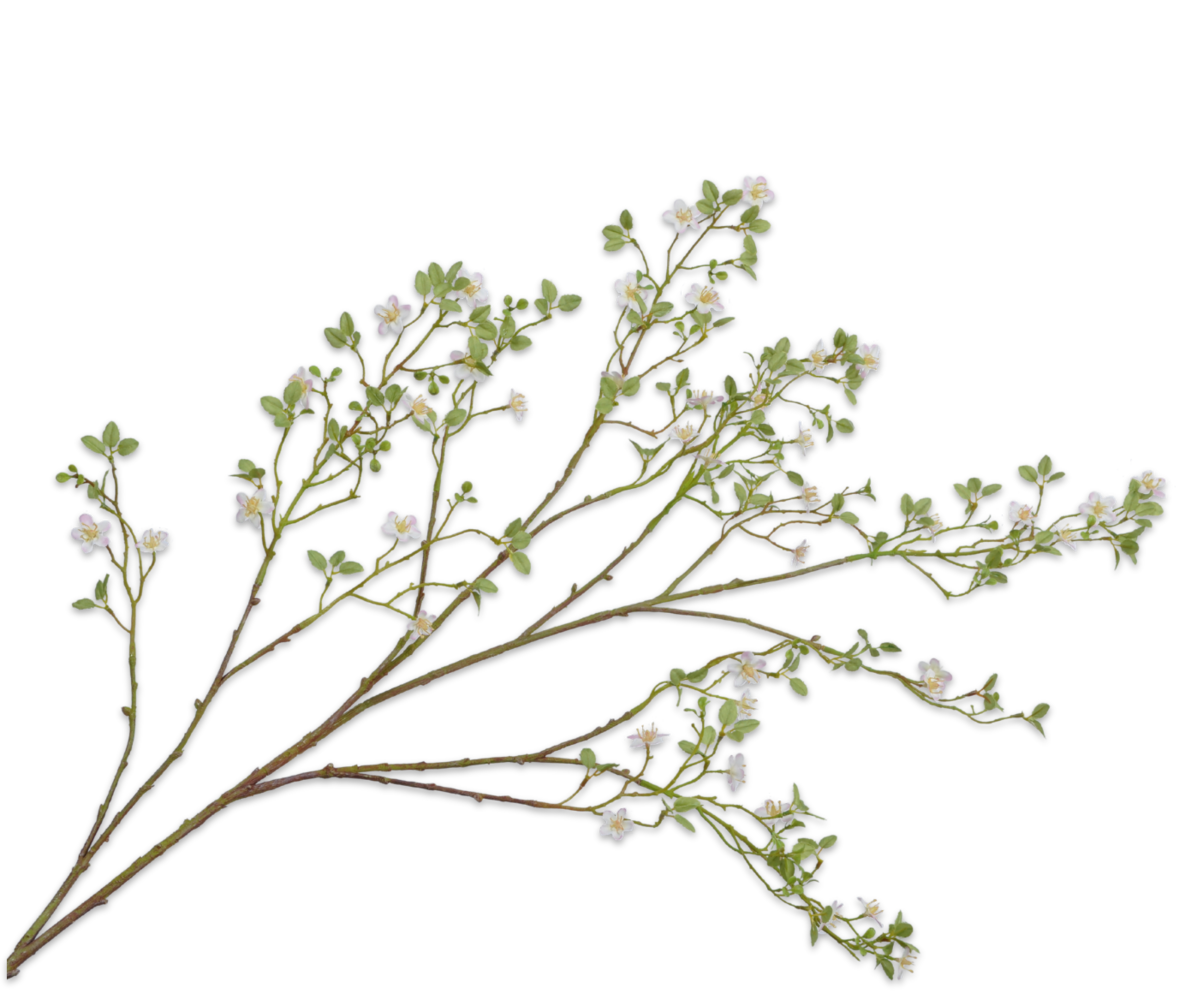 SILK-KA Branche fleurie Rose LT | 128 cm SILK-KA Branche fleurie Rose LT | 128 cm