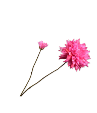 SILK-KA Dahlienzweig Pink Real Touch | 102 cm
