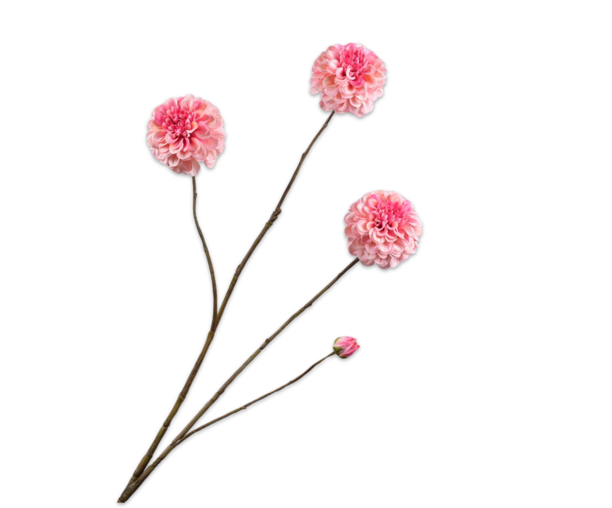 SILK-KA Rama de dalia rosa | 103 centímetros SILK-KA Rama de dalia rosa | 103 centímetros
