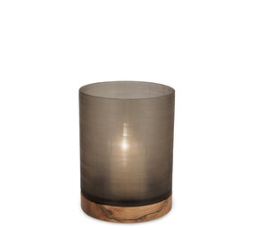 Guaxs GUAXS Lantaarn Aran M | Smokegrey/Walnut