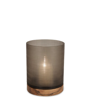 Guaxs Lanterne GUAXS Aran M | Gris fumé/Noyer