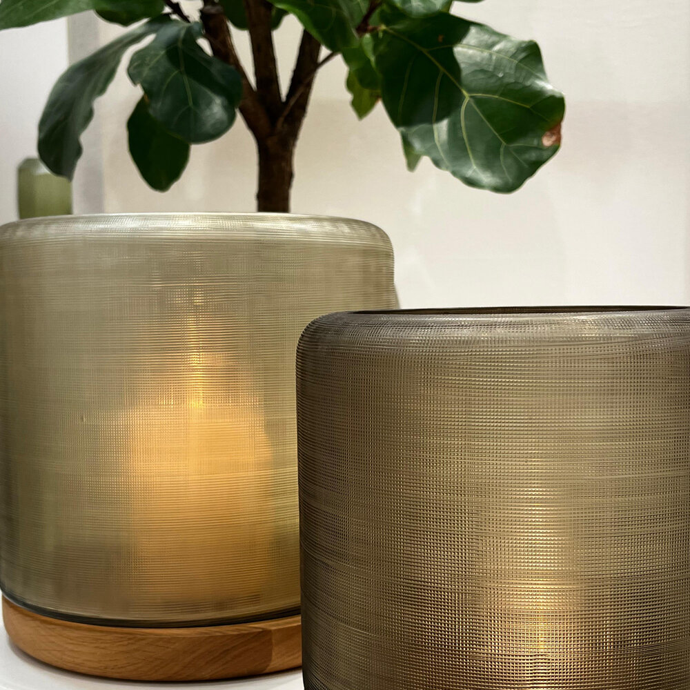 Guaxs Linterna Mumbai M | Gris humo / Roble Guaxs Linterna Mumbai M | Gris humo / Roble