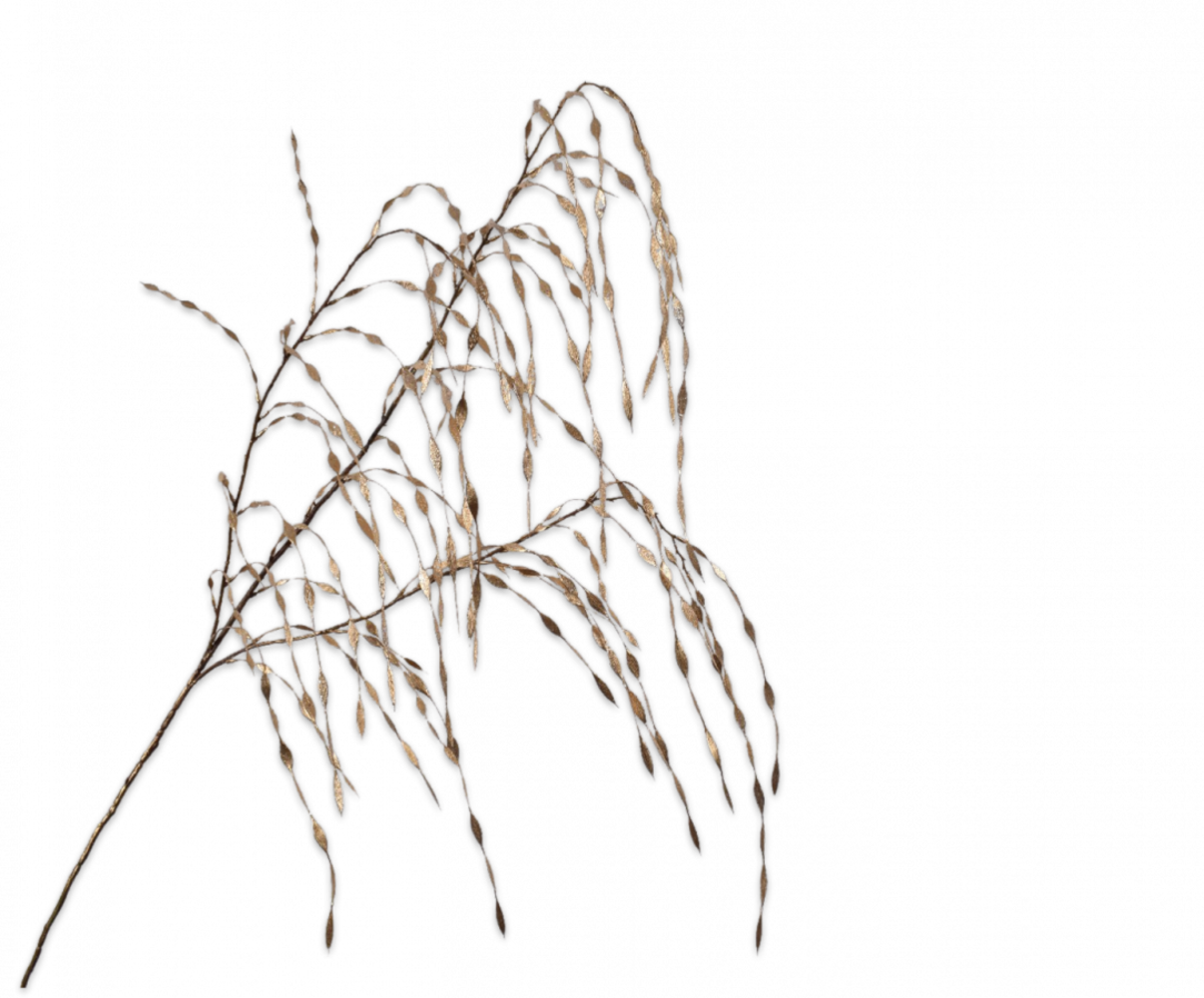 SILK-KA Grass Branch Gold | 119 cm