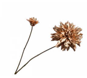 SILK-KA Branche de Dahlia Or | 102 cm SILK-KA Branche de Dahlia Or | 102 cm