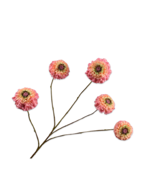 SILK-KA Zinnia Tak Perzik | 91 cm