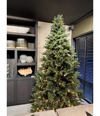 NU PUUR & GROEN Albero di Natale artificiale con illuminazione | Premium Mix 250 cm