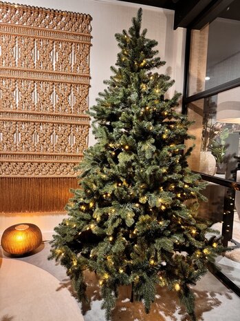 NU PUUR & GROEN Albero di Natale artificiale con illuminazione | Miscela Premium 220 cm NU PUUR & GROEN Albero di Natale artificiale con illuminazione | Miscela Premium 220 cm