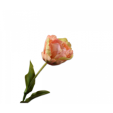SILK-KA Tulipe Pêche / Vert | 84 cm SILK-KA Tulipe Pêche / Vert | 84 cm
