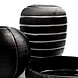 Guaxs Vase Gobi haut | Transparent/Noir