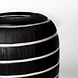 Guaxs Hohe Vase Gobi | Transparent/Schwarz