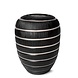 Guaxs Hohe Vase Gobi | Transparent/Schwarz