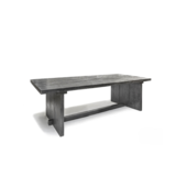 GOMMAIRE Outdoor | Organic Living Tisch Alexi Small | Recyceltes Teakholz Schwarz