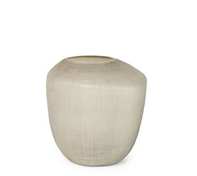 Guaxs GUAXS Vase Simius Rund | Rauchgrau