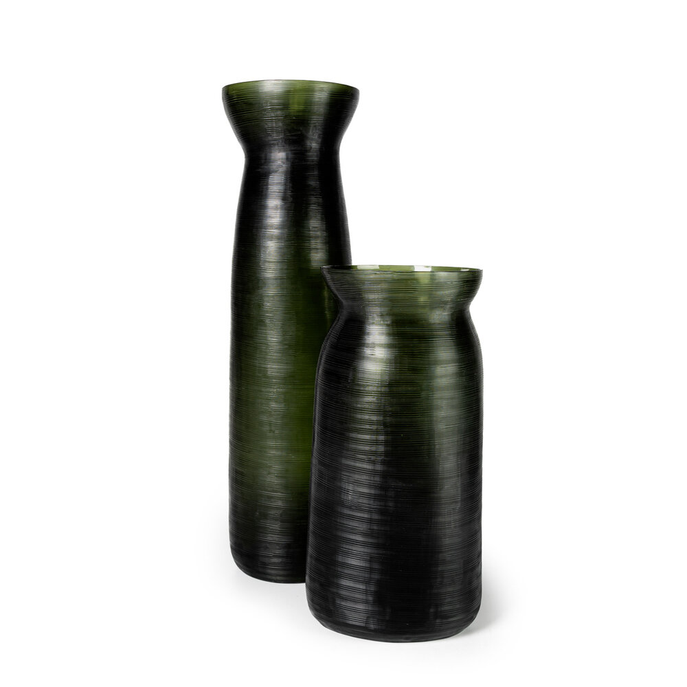 Guaxs Vase Mathura XL | Gris acier noir
