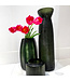 Guaxs Vase Mathura L | Black Steel Grey