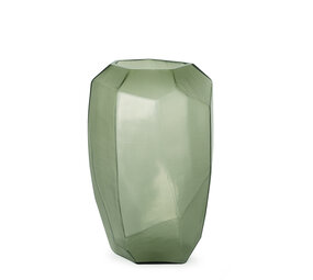 Guaxs GUAXS Vase Cubistic Tall | Light Steel Grey