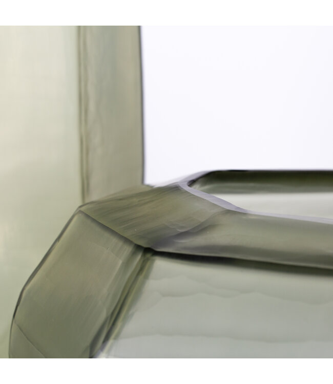 Guaxs Vaas Cubistic Round | Light Steelgrey