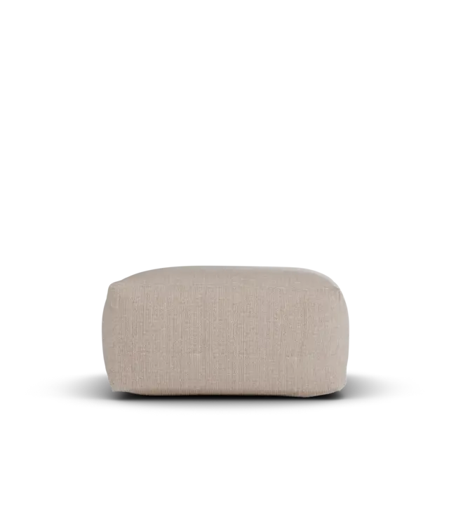 Laui Lounge Boho Square Pouf | Taupe